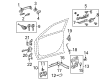 Toyota Sienna Exterior Door Handle Diagram - 69211-AE020-J7