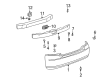 Toyota Prius Bumper Cover Diagram - 52159-47900