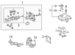 Toyota Prius Master Cylinder Repair Kit Diagram - 47201-47040