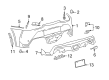 Toyota GR Supra Bumper Cover Diagram - 52159-WAA06