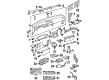 Toyota T100 Glove Box Diagram - 55550-34011-B2