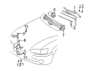 Toyota Camry Windshield Washer Fluid Reservoir Diagram - 85315-33250