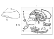 Toyota Mirror Cover Diagram - 87915-06130-C0