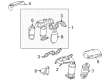 Toyota Solara Catalytic Converter Diagram - 17140-20050