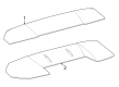 Toyota bZ4X Spoiler Diagram - 76085-42909