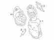 Toyota Avalon Catalytic Converter Diagram - 17140-0P410