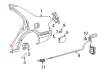 Toyota Fuel Door Release Cable Diagram - 77035-AA030