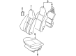 Toyota Tercel Seat Covers Diagram - 71518-16180-B0