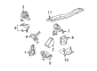 Toyota Celica Engine Mount Diagram - 12371-22070