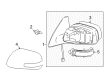 Scion tC Mirror Cover Diagram - 87915-22050-B4