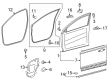 Toyota Corolla Cross Door Seal Diagram - 67863-0A040