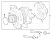 Toyota GR Corolla Alternator Pulley Diagram - 27415-0W280