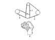 Toyota Camry Drive Belt Diagram - 99366-31040