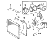 Toyota Radiator fan Diagram - 16361-62010