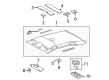 Toyota Camry Sun Visor Diagram - 74320-33E80-B0