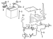Toyota Yaris Battery Tray Diagram - 74431-52111