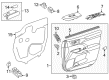 Toyota Armrest Diagram - 74232-0E070