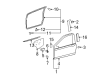 Toyota Door Seal Diagram - 68210-52130
