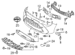 Toyota Yaris iA Bumper Cover Diagram - 52119-WB005