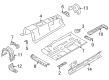 Toyota GR86 Front Cross-Member Diagram - SU003-09148