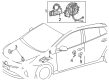 Toyota Prius Clock Spring Diagram - 84308-47090