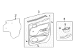 Toyota Tacoma Armrest Diagram - 74260-04010-B0