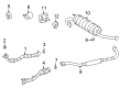 Toyota RAV4 Exhaust Hanger Diagram - 17561-74110