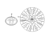 Toyota Camry Wheel Cover Diagram - 42602-06091