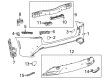 Toyota Mirai Bumper Cover Diagram - 52159-62907