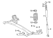 Toyota Echo Strut Mounts Diagram - 48750-52010