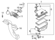 Toyota Crown Signia Air Filter Box Diagram - 17705-F0220