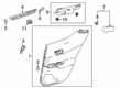 Toyota C-HR Weather Strip Diagram - 68173-10070