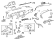 Toyota Avalon Dash Panel Vent Portion Covers Diagram - 55606-06010