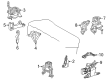 Toyota Venza Engine Mount Diagram - 12305-F0090