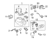 Toyota Tundra Center Console Base Diagram - 58910-0C061-B0