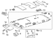 Toyota Land Cruiser Dome Light Diagram - 81240-28090-C0
