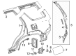 Toyota 4Runner Fuel Door Diagram - 77350-35100