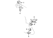 Toyota Paseo Engine Mount Diagram - 12372-11220