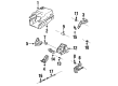 Toyota Pickup Ignition Lock Assembly Diagram - 69057-95708