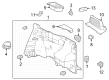 Toyota Grand Highlander Cup Holder Diagram - 64715-0E140