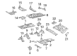 Scion xB Floor Pan Diagram - 58112-12901