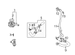 Toyota Camry Oil Cooler Hose Diagram - 16267-28080