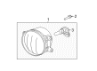 Toyota Sienna Fog Light Diagram - 81210-08020