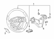 Toyota Sienna Steering Wheel Diagram - 45100-08240-C0
