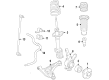 Toyota Prius C Strut Housing Diagram - 48510-52P30