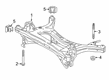 Toyota Prius Rear Crossmember Diagram - 51206-47025