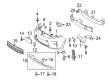 Scion xB Bumper Cover Diagram - 52119-12959