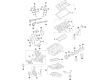 Toyota Avalon Crankshaft Thrust Washer Diagram - 11011-31080