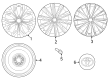 Toyota Crown Signia Spare Wheel Diagram - 4261B-30010