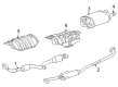 Toyota Solara Exhaust Pipe Diagram - 17430-0H250